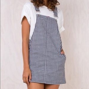 Gingham overall dress princess Polly